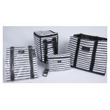 4 Scout Black/White Stripe Bags