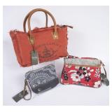 3 Myra Bags Vintage Look Cloth Handbags/Purses
