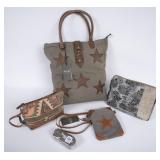 4 Myra Bags Cloth Satchel and Handbags/Purses