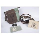 Myra Bags Vintage Look Deer Satchel & More
