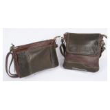 2 Myra Bags Leather Crossbody Shoulder Bags