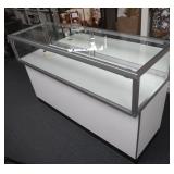 Glass-Top Lighted Retail Display Showcase