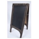 Wooden Sandwich Board w/Chalk Boards