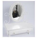 Cute Shabby Chic Table-Top Vanity/Shaving Mirror