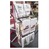 Linen Holiday Kitchen Hand Towels