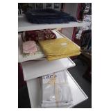 Linen Table Toppers & Throw Blankets