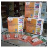 4 Boxes of 25 C9 LED Replacement Bulbs & More