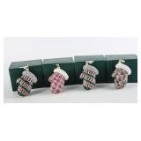 NIB 4 Mattarusky Christmas Ornaments Lot #12