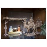 Patience Brewster Nativity & 3 Wise Men Figures