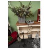 Lot of Metal Christmas Decor & Picks