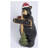 Friendly Country Bear Welcome Figurine