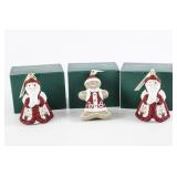 NIB 3 Mattarusky Christmas Ornaments Lot #14