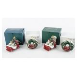 NIB 4 Mattarusky Christmas Ornaments Lot #17