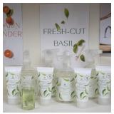 Thymes Fresh-Cut Basil Skincare Items