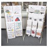 Lot of 10 Fun Linen Dish Towels with Sentiments