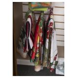 Lot of 9 Garden Flags