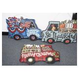 3 Glory Haus Christmas & Welcome Door Hangers
