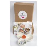 2 Nora Fleming Triple Dishes