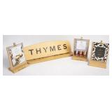 5 Pieces of Thymes POS Plaques & Cards