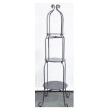 3-Tier Metal Round Display Shelf