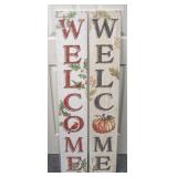 2 Porch Board Signs - Welcome