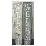 2 Porch Board Signs - Welcome