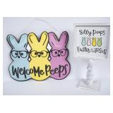 Glory Haus Peeps Wooden Sign & Wall Hanging