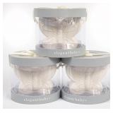3 Elegant Baby Ceramic Butterfly Banks