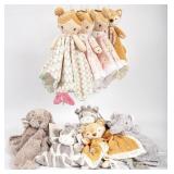 9 Plush Baby Cuddler Blankets