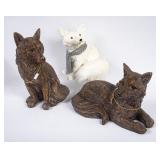 3 Decorative Foxes