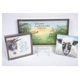 3 Glory Haus Framed Prints