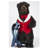 Ditz 24" Standing Black Bear with 2 Outfits