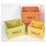 3 Cute Wooden Nesting Boxes