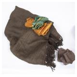 90" Ballard Design Brown Burlap Table Cloth/ More