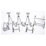 6 Metal Book Easels