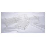 Lot of Acrylic Slat-Board Store Display Stands