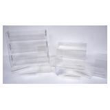 Lot of Acrylic Store Display Stands