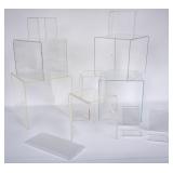 Lot of Acrylic Store Display Stands