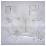Lot of Acrylic Store Display Stands