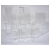 Lot of Acrylic Store Display Stands