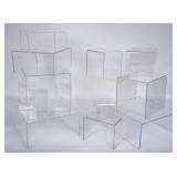 Lot of Acrylic Store Display Stands