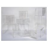 Lot of Acrylic Store Display Stands