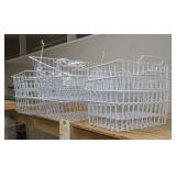 Lot of Coated Wire Shelving for Slat-Boards