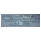 Large Lot of Glass Shelving for Slat-Boards