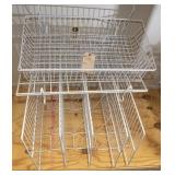Lot of Coated Wire Shelving for Slat-Boards