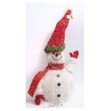Happy Snowman Lighted Christmas Decoration
