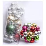 Large Lot of Large Christmas Ornaments