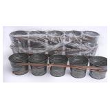3 Metal 5-Bucket Carriers