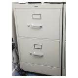 2-Drawer HON Rolling Legal File Cabinet