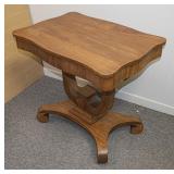 Vintage Walnut 1-Drawer Bailey Tables Table